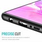 For Samsung Galaxy S10 Case Hybrid Soft Grip Matte Finish UltraThin Black Edge