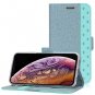 For iPhone Xs Max Case Wallet Folio Folding Protective with Card Holder Teal