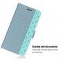 For iPhone Xs Max Case Wallet Folio Folding Protective with Card Holder Teal