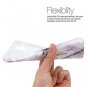 For iPhone X/Xs Case Design Slim Shockproof Flexible White Marble Always Love