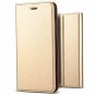 For Apple iPhone X Case Handmade Soft Leather Magnetic Closure Credit Card Gold