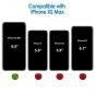 For iPhone Xs Max Case 6.5-Inch Shock-Absorption Bumper Cover Slim design Black