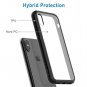 For iPhone Xs Max Case 6.5-Inch Shock-Absorption Bumper Cover Slim design Black
