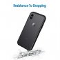 For iPhone Xs Max Case 6.5-Inch Shock-Absorption Bumper Cover Slim design Black