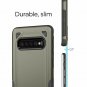 For Galaxy S10 Plus Case Slim Fit Dual Layer Soft TPU ShockAbsorption Olive