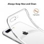 For iPhone 7/8 Plus Case Crystal Clear Transparent Soft Cover Ultra Slim Clear