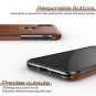 iPhone XS X Case Slim Thin Premium Leather Luxury Pu Flexible Hybrid Brown 2018