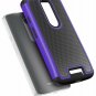 For Motorola Verizon Turbo 2 Case Heavy Duty Shock Absorbing Hybrid Stud Purple