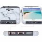for iPhone 6/6S Case Slim Hybrid Dual Layer Scratch Resistant Artistic Marble