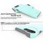 For iPhone 7/8 Plus case Shock Absorbent Protective Soft Mint Gray