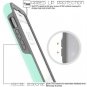 For iPhone 7/8 Plus case Shock Absorbent Protective Soft Mint Gray