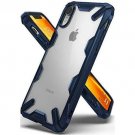 iPhone XR Case Ergonomic Transparent [Military Drop Tested TPU Bumper Navy