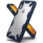 iPhone XR Case Ergonomic Transparent [Military Drop Tested TPU Bumper Navy