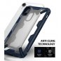 iPhone XR Case Ergonomic Transparent [Military Drop Tested TPU Bumper Navy