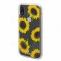 For iPhone XR Case Military Drop Test Protective Clear Sunflower Yellow Flowers