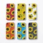 For iPhone XR Case Military Drop Test Protective Clear Sunflower Yellow Flowers