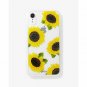 For iPhone XR Case Military Drop Test Protective Clear Sunflower Yellow Flowers