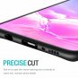 For Samsung Galaxy S10e Case Hybrid Soft Grip Matte Finish UltraThin Black Edge