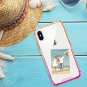 For iPhone X/Xs Case Bumper Anti Scratch Shock Absorption Protective Yellow Pink