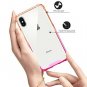 For iPhone X/Xs Case Bumper Anti Scratch Shock Absorption Protective Yellow Pink