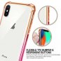 For iPhone X/Xs Case Bumper Anti Scratch Shock Absorption Protective Yellow Pink