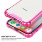 For iPhone X/Xs Case Bumper Anti Scratch Shock Absorption Protective Yellow Pink