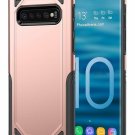 For Galaxy S10 Plus Case Slim Fit Dual Layer Soft TPU ShockAbsorption Rose