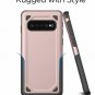 For Galaxy S10 Plus Case Slim Fit Dual Layer Soft TPU ShockAbsorption Rose