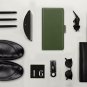 For Galaxy S10 Plus Wallet Case Cards Holder Flip with Builtin Kickstand Green