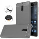 For Nokia 6 Case Dretal Shock ResistantAnti fingerprint Fullbody Protective Gray