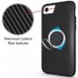 For iPhone 6/6S/7/8 Case Rotating Ring Holder Kickstand Armor Defender Black