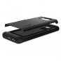 For Samsung Galaxy S8 Case Slim Dual Layer Wallet Design Card Slot Holder Black
