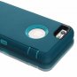 for Apple iPhone 6/6S Case Built in Screen Protector Tough 3 in 1 Rugged Blue