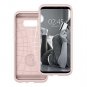 For Samsung Galaxy S8 Case Slim Dual Layer Wallet Card Slot Holder Rose Gold