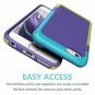 For iPhone 6/6s plus case Hybrid Impact 3 Color Shockproof Rugged Hard Purple