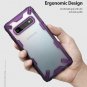 For Samsung Galaxy S10 Case Built in Matrix Rear Renovated Bumper Royal Purple