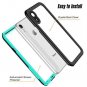 For Apple iPhone XR Case with Built-in Screen Protector Clear Waterproof Blue