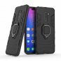 For Xiaomi Pocophone F1 Case Ring Holder Iron Man Design 2 in 1 Hybrid Black