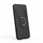 For Xiaomi Pocophone F1 Case Ring Holder Iron Man Design 2 in 1 Hybrid Black