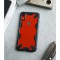 iPhone XR Case Clear Hard PC Back Shock Imbibe Effect Solid Defense Bumper Black