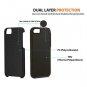 iPhone 5/5s/SE Case Dual Guard Protective Shock-Absorbing Rugged Black