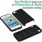iPhone 5/5s/SE Case Dual Guard Protective Shock-Absorbing Rugged Black