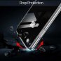 For iPhone 7/8 Plus Case 9H Tempered Glass Back Cover Soft Silicone Bumper Clear