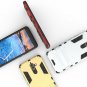 For Nokia 7 Plus Case Dual Layer Armor Hard Slim Hybrid Kickstand Phone Gray