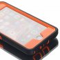 for Apple iPhone 6/6S Case Built Screen Protector Tough 3in1 Rugged Black Orange
