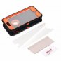 for Apple iPhone 6/6S Case Built Screen Protector Tough 3in1 Rugged Black Orange
