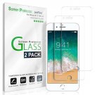 For iPhone Screen Protector Glass 8, 7, 6S, 6 amFilm Tempered 4.7" inch 2 Pack