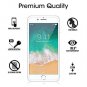For iPhone Screen Protector Glass 8, 7, 6S, 6 amFilm Tempered 4.7" inch 2 Pack