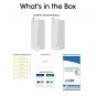 For iPhone Screen Protector Glass 8, 7, 6S, 6 amFilm Tempered 4.7" inch 2 Pack