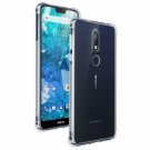 For Nokia 7.1 Case Ultra Crystal Transparent Soft full range of protection.Clear